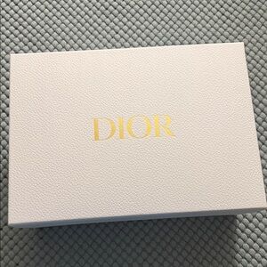 Dior Cream Box with Gold Lettering
